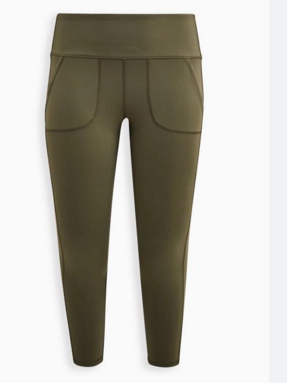 Torrid  Olive Green High-Waist Pocket Leggings